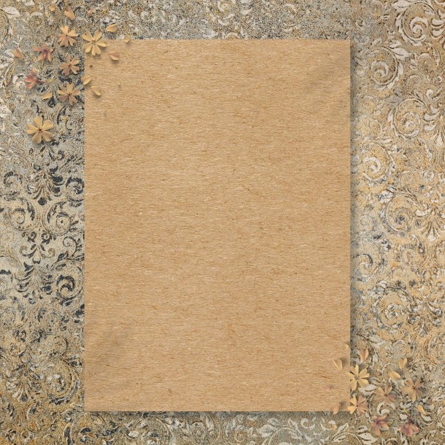 Convites Rustic Kraft Simples e Elegante Boho (Rustic Kraft Simple Stylish Boho Invitation)
