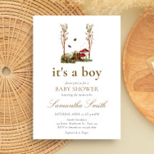 Rustic Mushroom Woodland Baby Shower