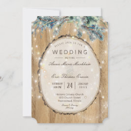 Convites Rustic Pine Mountain Boho
