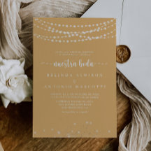 Rustic String Lights Yellow Nuestra Boda Wedds
