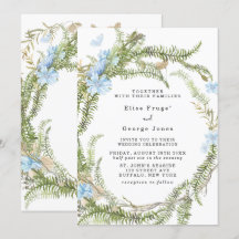 Rustic Summer Fern Wreath Wreath Casamento Invita