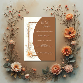 Convites Rustic Terthy Floral Harmonia Bridal