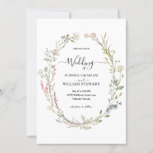Rustic Watercolor Theme Boho Wedho