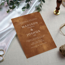 Convites Rustic Watercolor Wild Greenery Fern Wedding