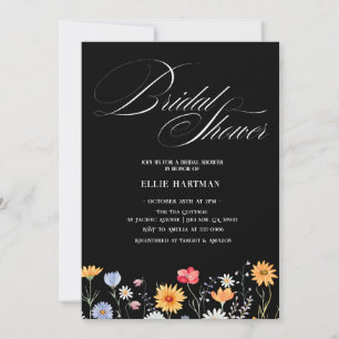 Convites Rustic Wildflower Bridal Bash