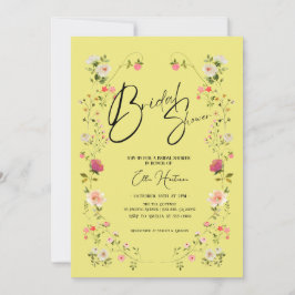 Convites Rustic Wildflower Bridal Bash