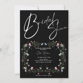Convites Rustic Wildflower Bridal Bash
