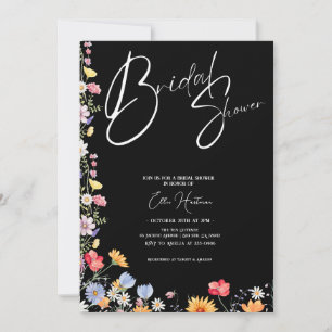Convites Rustic Wildflower Bridal Bash