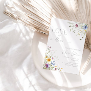 Convites Rustic Wildflower Chá de panela - Boho Floral Part