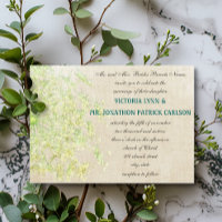 Rustic Wildflower Green Yellow Queen Annan Lace