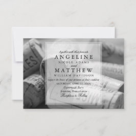 Convites Rustic Wine Themed Vineyard Weditation