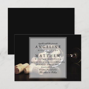 Convites Rustic Wine Themed Vineyard Weditation