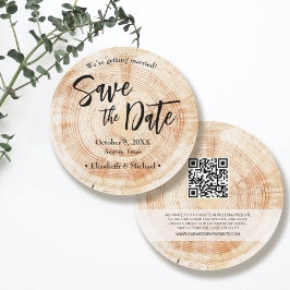 Convites Rustic Wood Wedding Salve a data com o site Inv