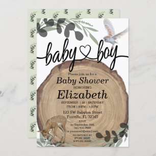 Convites Rustic Woodland