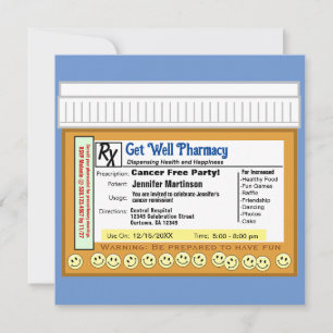 Convites RX isento de canceres para diversão