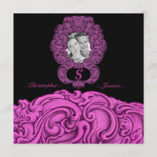 Convites S - O Alfabeto Falck (Rosa) (Casamento)