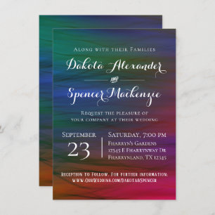 Convites Sabores Vibrantes Casamento por Aquarela de Tone