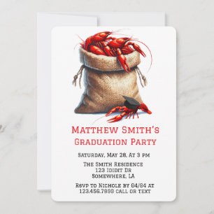 Convites Saco De Festa de formatura De Lagosta