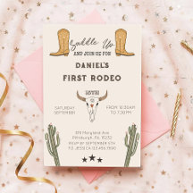 Saddle Up Western Cowboy Aniversário