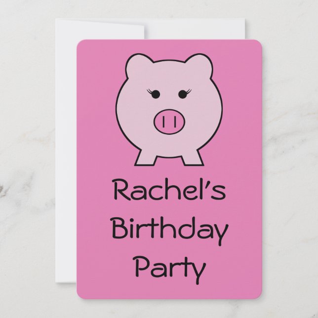 Convites Sadie o rosa - Garota linda Kawaii (Frente)