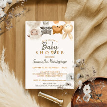 Safari Forest Animal Ovelino Raposa Raposa Raposa