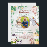 Convites Safari & Jungle Birthday Invents for Kids<br><div class="desc">Descubra o safari único e os convites de aniversário para crianças perfeitos. Tornar a celebração do seu filho inesquecível com designs personalizáveis. Ideal para festas de aniversário perto de você, esses convites definem o tom para diversão e aventura. Compre agora designs vibrantes e de alta qualidade que capturem a magia...</div>
