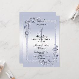 Convites Safira Joia & Brilho & 1º Casamento