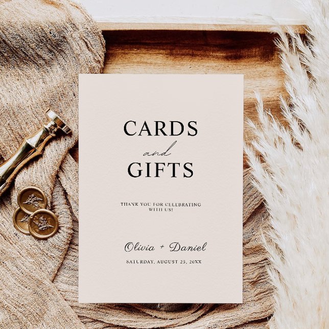 Convites Sage Boho Wedding Cards and Gifts Sign, (Sage Boho Wedding Cards and Gifts Sign,)