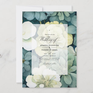Convites Sage e Ivory Floral Wedding