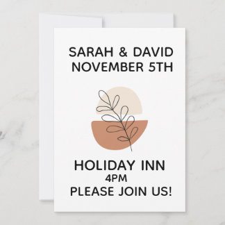 CONVITES SAGE FLORAL CUSTOM WEDDING INVITATION