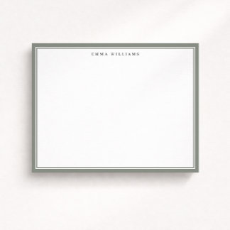 Convites Sage Frame Note Card