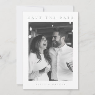 Convites Sage Green Boho Photo Save the Date 1