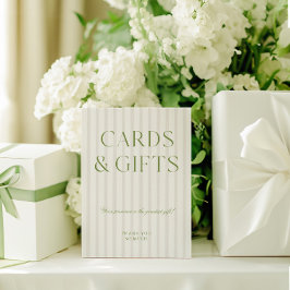 Convites Sage Green Cards & Gifts - Sinal de Casamento