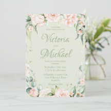 Sage Green Elegant Floral Wedding