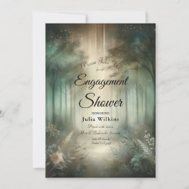 Convites Sage Green Enchanted Forest Radiance Shower