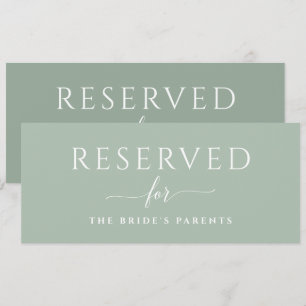 Convites Sage Green Wedding Sign Romântico