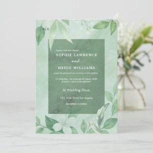 Convites Sage Green Whimsflower Boho