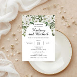 Convites Sage Greenery Wedding Invitation<br><div class="desc">Sage Greenery Wedding invitation</div>