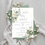 Convites Sage Greenery Wedding Invitation<br><div class="desc">Sage Greenery Wedding invitation</div>