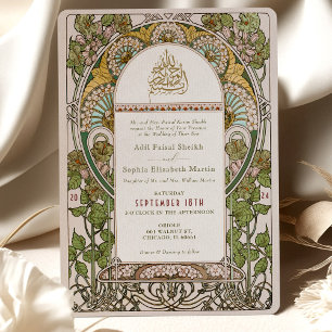 Convites Sage Islâmico Ottoman Turco Casamento