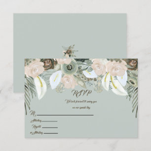 Convites Sage Verde e Creme de Baunilha SVP