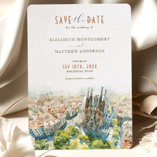 Convites Sagrada Familia Charme Barcelona Save-the-Date