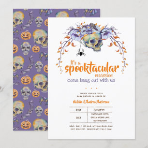 Convites Sai Com A Ganha De Halloween Spooktacular