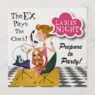 Convites Saída noturna das damas - SRF