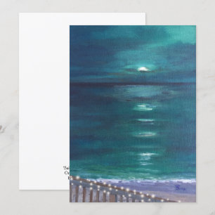 Convites 'Sail on Perfect Silence' - Arte original do ocean