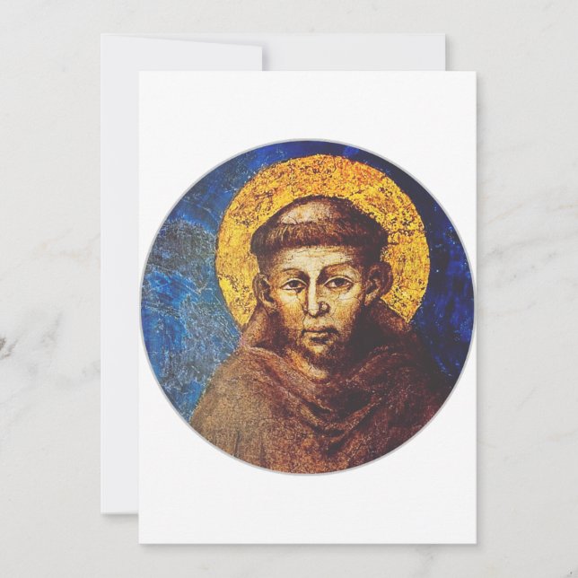 Convites Saint Francis of Assisi The Canticle of Creation (Frente)