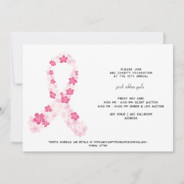 Convites Sakura Pink Breast Cancer Survivor Fundraiser