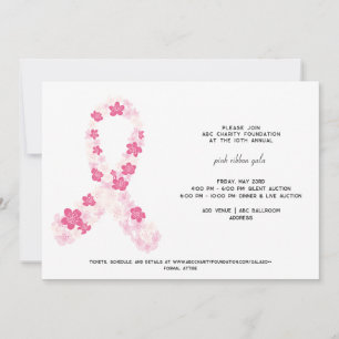 Convites Sakura Pink Breast Cancer Survivor Fundraiser