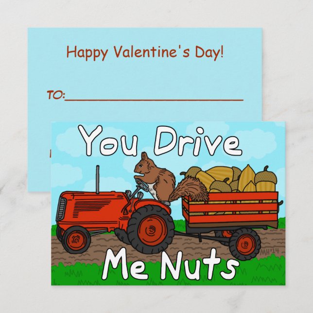 Convites Sala de aulas de Dia de os namorados Engraçado (Frente/Verso)