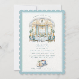 Convites Sala de jantar formal | Chá Bridal